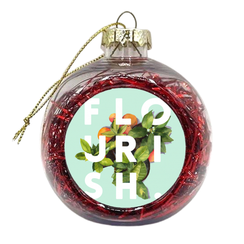Flourish - xmas bauble by Uma Prabhakar Gokhale