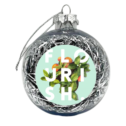 Flourish - xmas bauble by Uma Prabhakar Gokhale