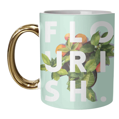 Flourish - unique mug by Uma Prabhakar Gokhale
