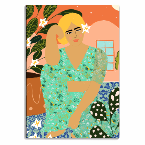 Flower Collector - personalised A4, A5, A6 notebook by Uma Prabhakar Gokhale