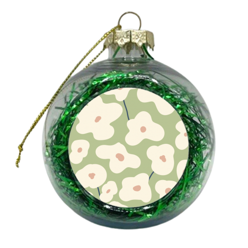 Flower Field - xmas bauble by Move Studio