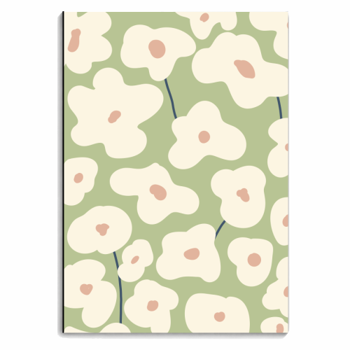 Flower Field - personalised A4, A5, A6 notebook by Move Studio