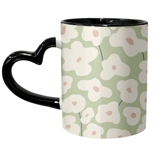 Flower Field - unique mug by Move Studio