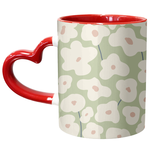Flower Field - unique mug by Move Studio