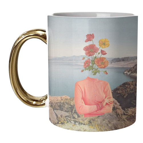 Flower girl - unique mug by Maya Land