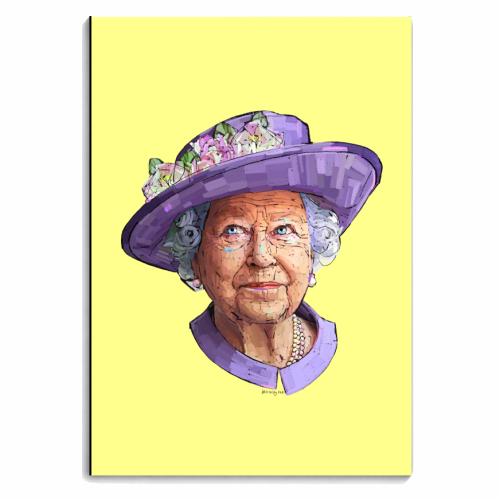 Flower Queen - personalised A4, A5, A6 notebook by Beverley Rae
