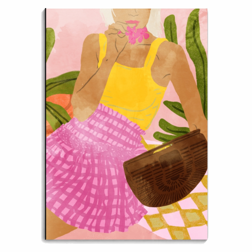 Flower Talk - personalised A4, A5, A6 notebook by Uma Prabhakar Gokhale