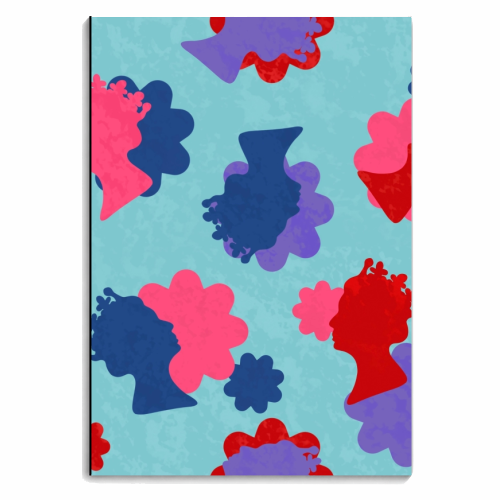 Flower The Queen - personalised A4, A5, A6 notebook by Lisa Wardle