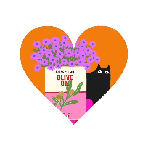 Flowers And Olive Oil - Magnet by The Paper Tail