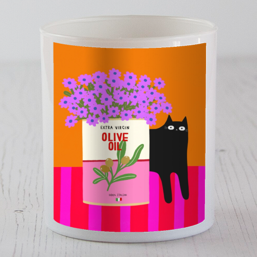 Flowers And Olive Oil - scented candle by The Paper Tail