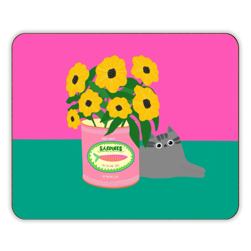 Flowers And Sardines - designer placemat by The Paper Tail