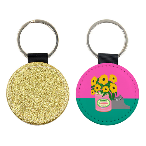 Flowers And Sardines - keyring by The Paper Tail