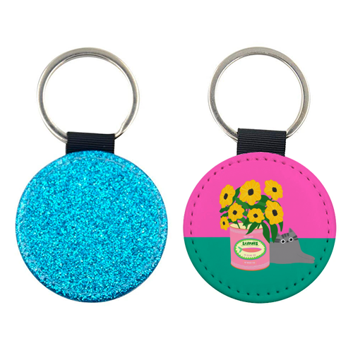 Flowers And Sardines - keyring by The Paper Tail