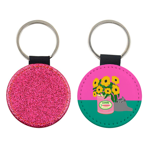 Flowers And Sardines - keyring by The Paper Tail