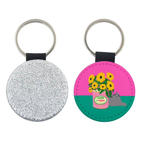Flowers And Sardines - keyring by The Paper Tail