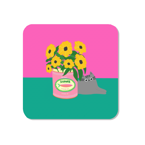 Flowers And Sardines - Magnet by The Paper Tail