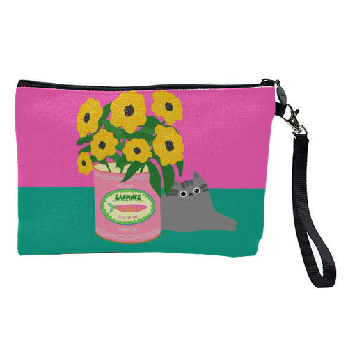 Flowers And Sardines - pretty makeup bag by The Paper Tail