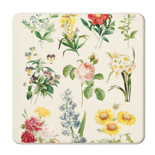 Flowers Collection - personalised beer coaster by Gal Design