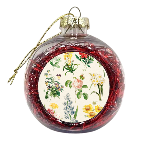 Flowers Collection - xmas bauble by Gal Design