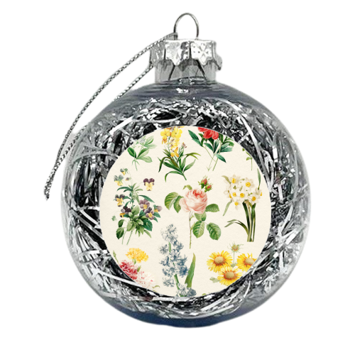 Flowers Collection - xmas bauble by Gal Design