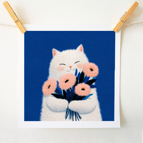 Flowers for you - A1 - A4 art print by DejaReve