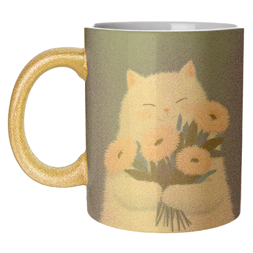 Flowers for you - unique mug by DejaReve