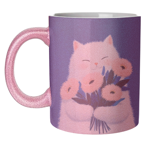 Flowers for you - unique mug by DejaReve