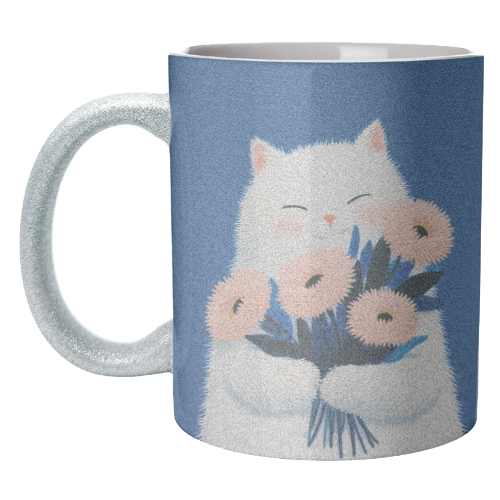 Flowers for you - unique mug by DejaReve