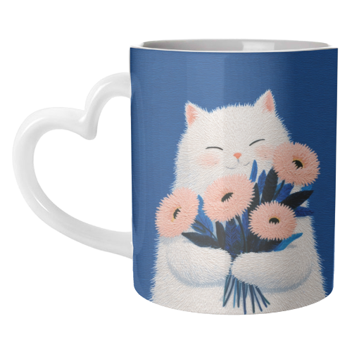 Flowers for you - unique mug by DejaReve