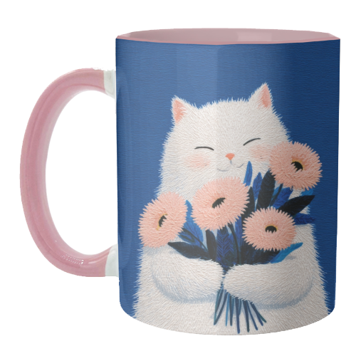 Flowers for you - unique mug by DejaReve