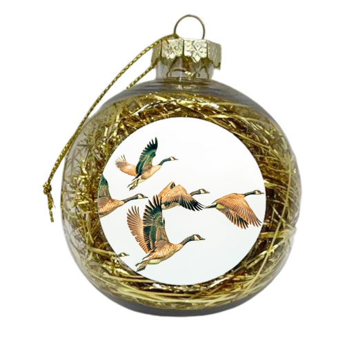 Fly Away II - xmas bauble by Uma Prabhakar Gokhale