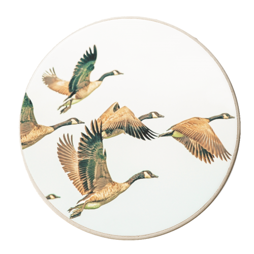 Fly Away II - personalised beer coaster by Uma Prabhakar Gokhale