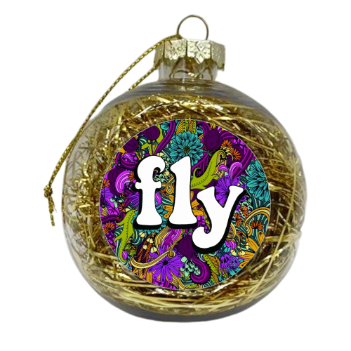 Fly - xmas bauble by Lucy Spence