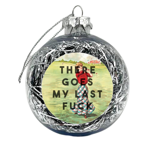 Flying Fucks - xmas bauble by The 13 Prints