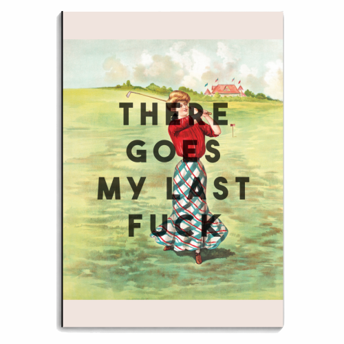 Flying Fucks - personalised A4, A5, A6 notebook by The 13 Prints