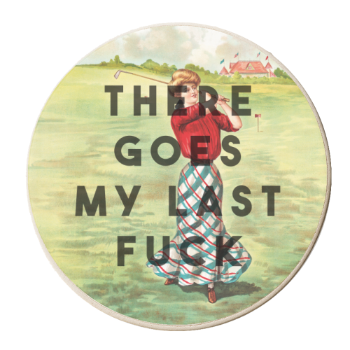 Flying Fucks - personalised beer coaster by The 13 Prints