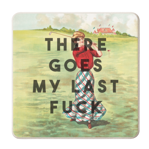 Flying Fucks - personalised beer coaster by The 13 Prints