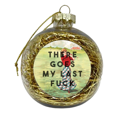 Flying Fucks - xmas bauble by The 13 Prints