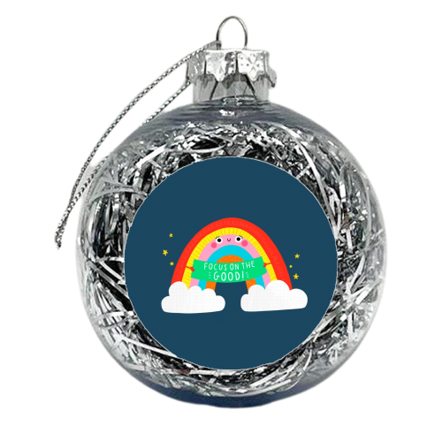 Focus on the good - xmas bauble by Jessica Moorhouse