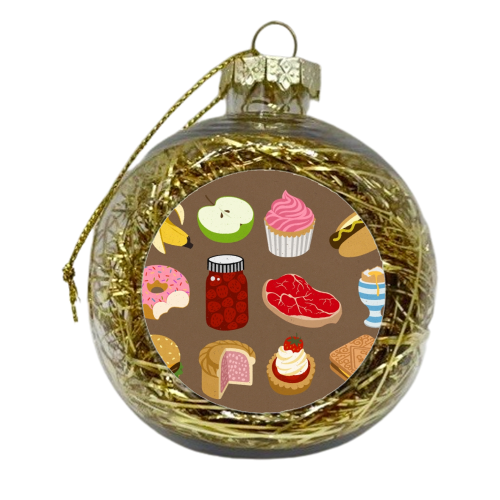 food - xmas bauble by John Holcroft