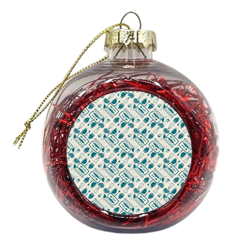 For the Tea - xmas bauble by Louise Hubbard