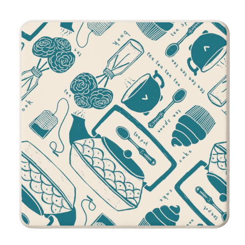 For the Tea - personalised beer coaster by Louise Hubbard