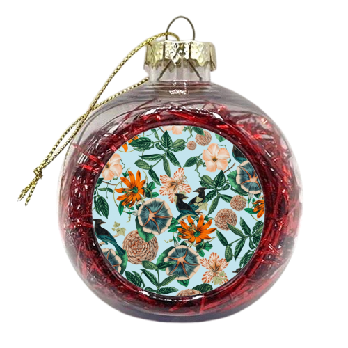 Forest Birds - xmas bauble by Uma Prabhakar Gokhale
