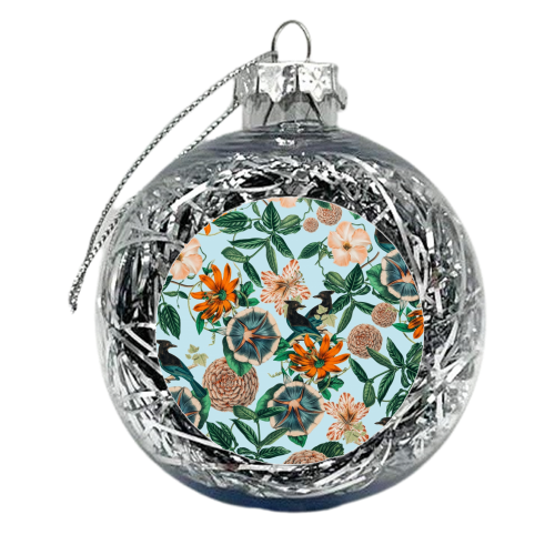 Forest Birds - xmas bauble by Uma Prabhakar Gokhale