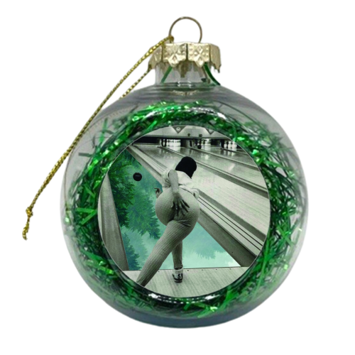 Forest Bowling - xmas bauble by Peter Dannenbaum