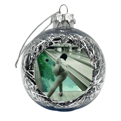 Forest Bowling - xmas bauble by Peter Dannenbaum