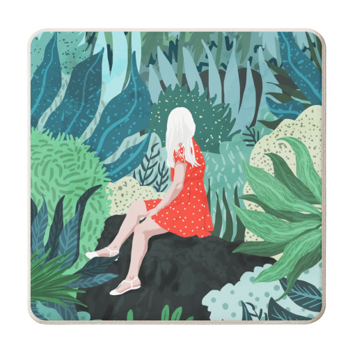 Forest Gaze - personalised beer coaster by Uma Prabhakar Gokhale