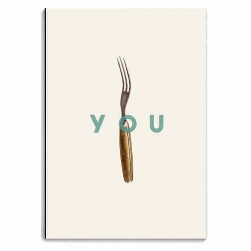 Fork You - personalised A4, A5, A6 notebook by The 13 Prints
