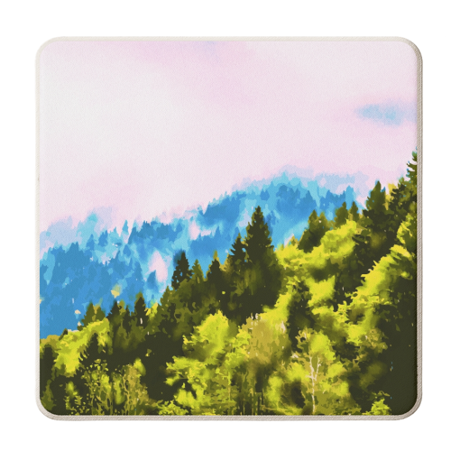 Forks - personalised beer coaster by Uma Prabhakar Gokhale