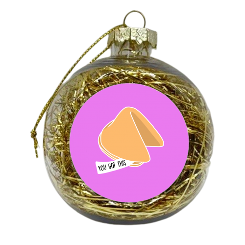Fortune - xmas bauble by Pink and Pip